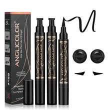 Load image into Gallery viewer, ANGLICOLOR 2 Pens Winged Eyeliner Stamp, Matte Liquid Eyeliner for All Eye Shapes