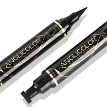 Load image into Gallery viewer, Anglicolor New 2 Pens Winged Eyeliner Stamp, Matte Liquid Eyeliner for All Eye Shapes