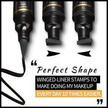 Load image into Gallery viewer, ANGLICOLOR 2 Pens Winged Eyeliner Stamp, Matte Liquid Eyeliner for All Eye Shapes