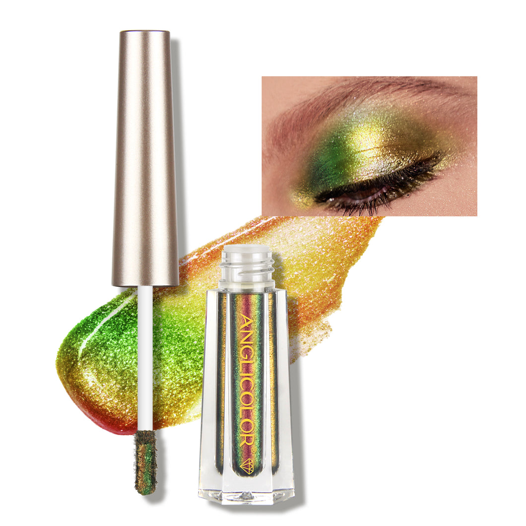 Jolilab Liquid Glitter Eyeshadow 3 Colors Metallic Liquid Chameleon  Eyeshadow Multi-Dimensional Eye Looks Long-lasting Holographic Glitter  Multichrome Eyeshadows Makeup Set