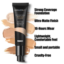 Load image into Gallery viewer, ANGLICOLOR Full Coverage Foundation Soft Matte Oil Control Concealer 30ml Flawless Cream Smooth Long Lasting 12HR
