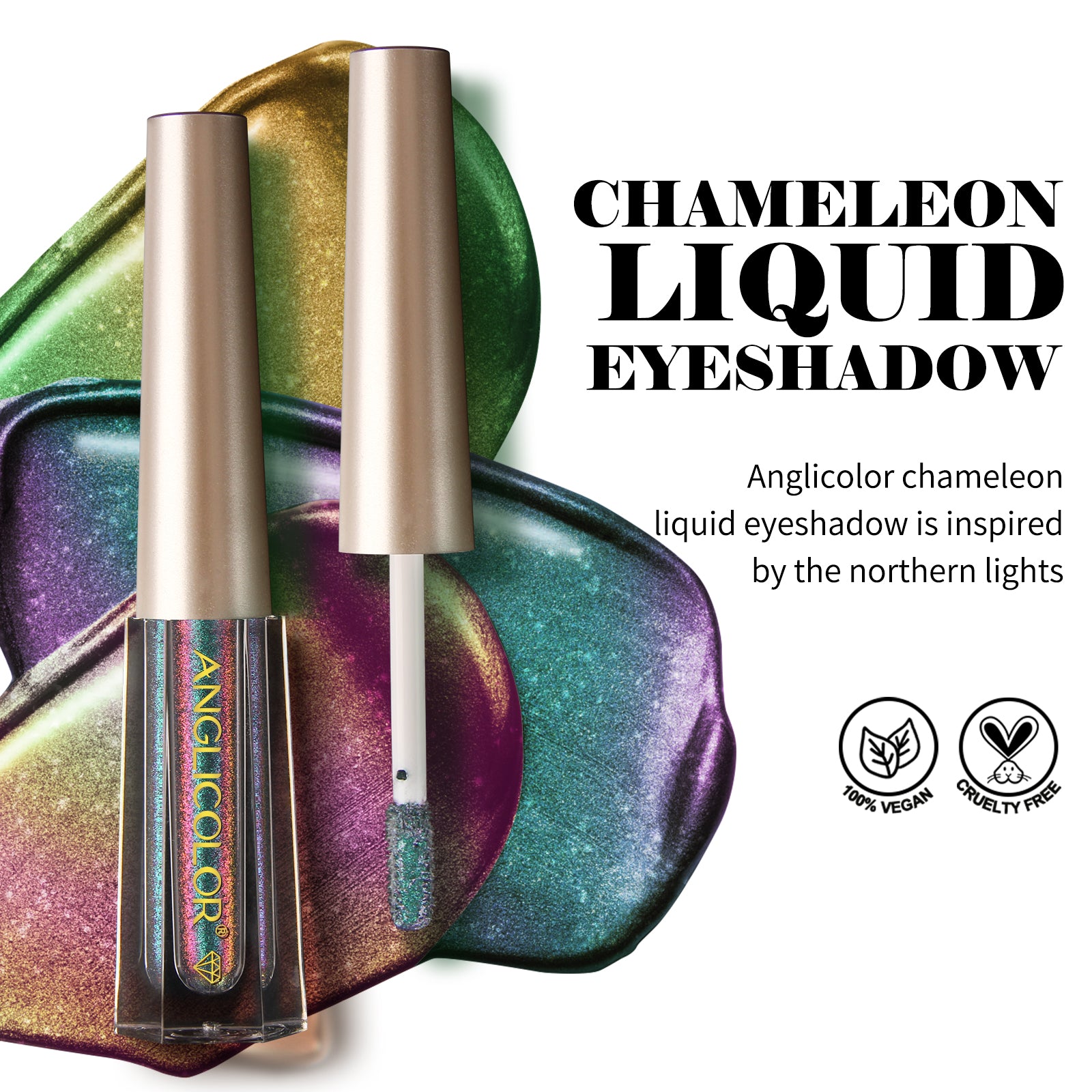 ANGLICOLOR Liquid Glitter Eyeshadow , Long Lasting Liquid Eye Shadow –  Anglicolor