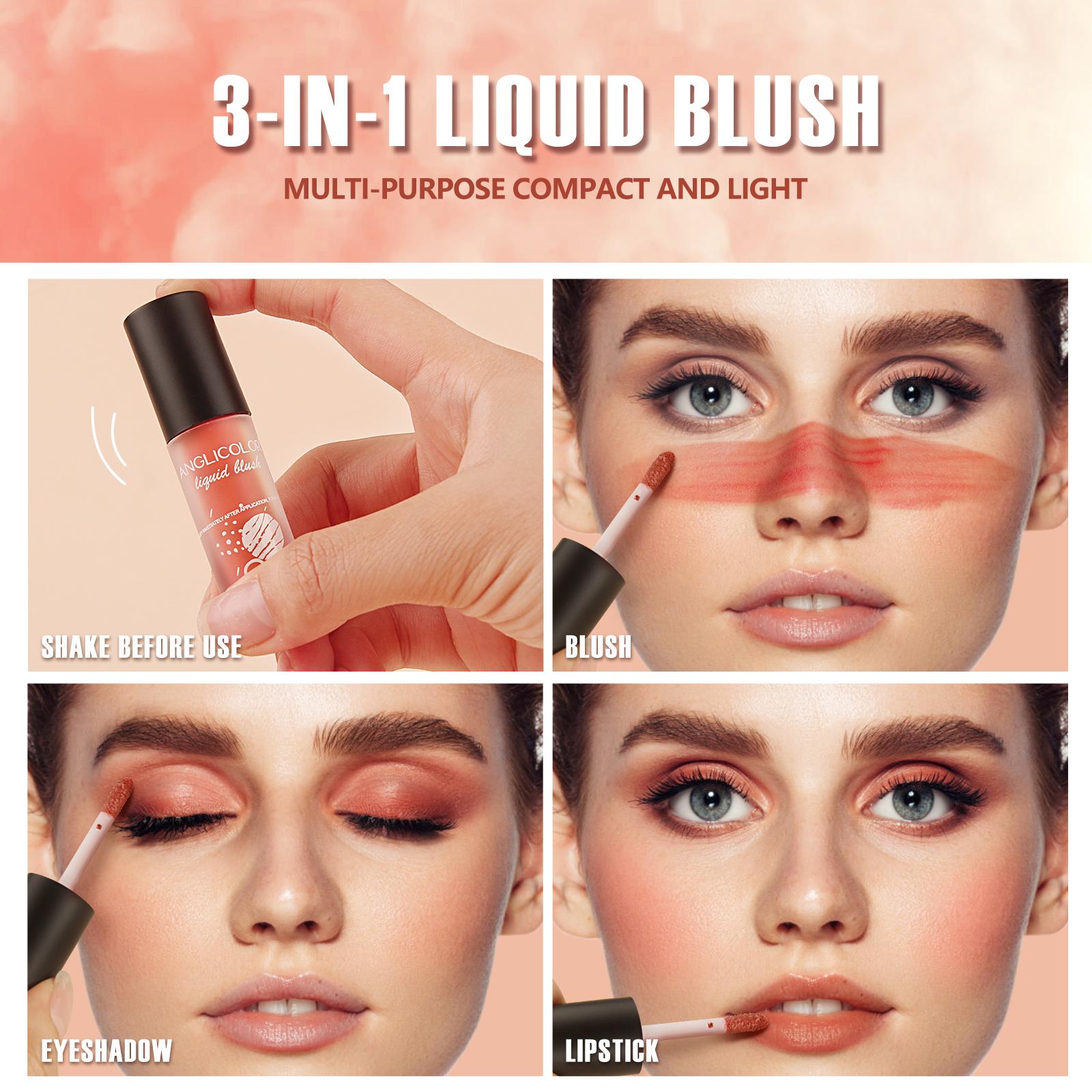 Factory New Design 3 Colors Blusher Palette - China Blush and Matte Blush  price